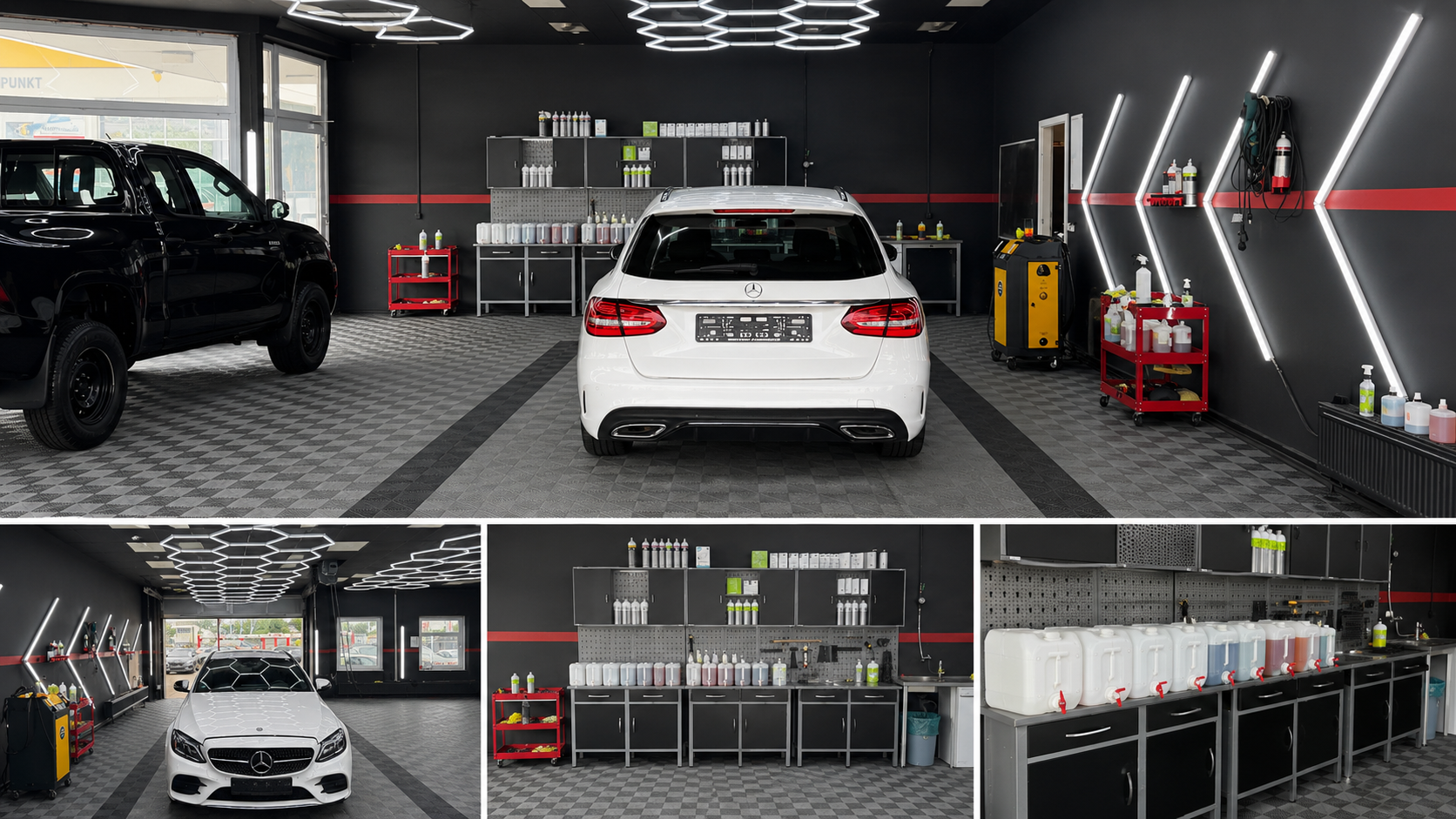 Mercedes Detailing - Hochwertige Handwäsche und Politur im AWS Studio